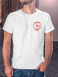 Maarkant /// SKWAD /// WHITESHIRT WITH RED LOGO