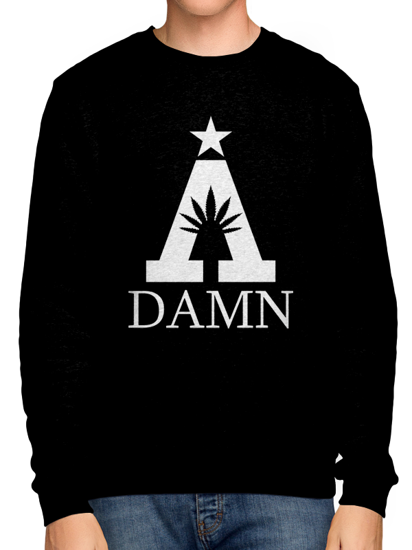 A Damn /// Special  /// CREWNECK BLACK