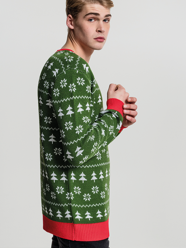 Urban /// Green Trees Christmas Crewneck