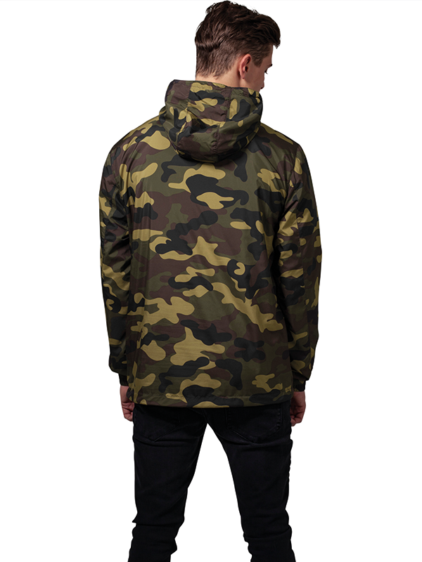 Urban /// Camo Pull Over Windbreaker