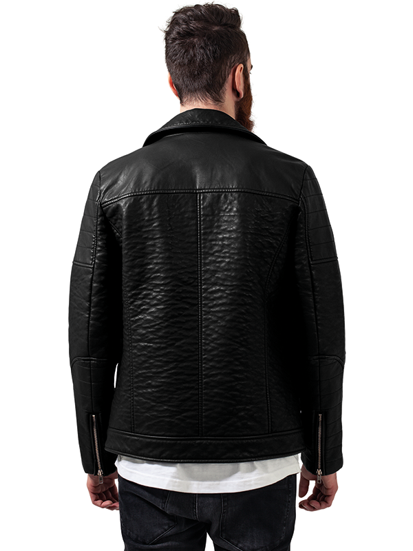 Urban ///   Leather Imitation Biker Jacket
