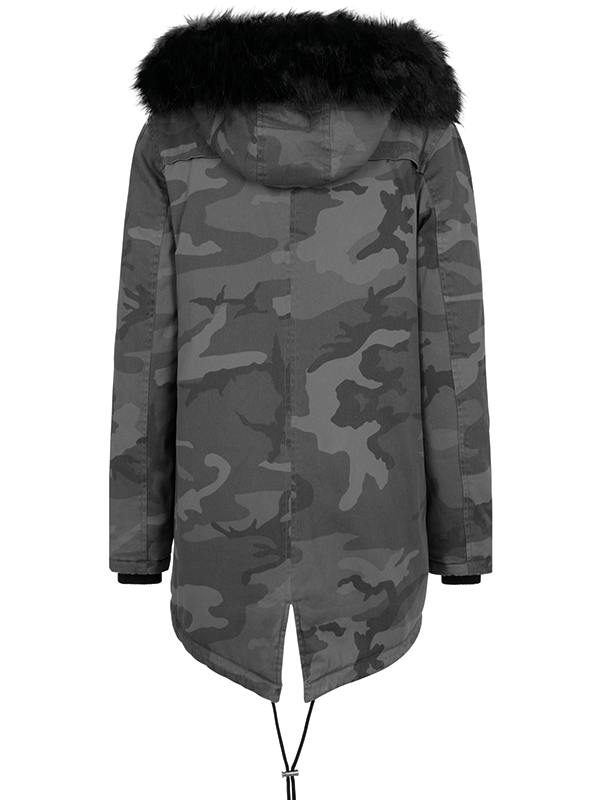 Urban /// Ladies Overdyed Camo Parka